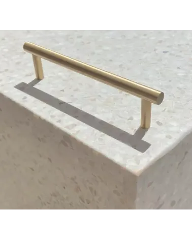 Brass T-Bar cabinet handle