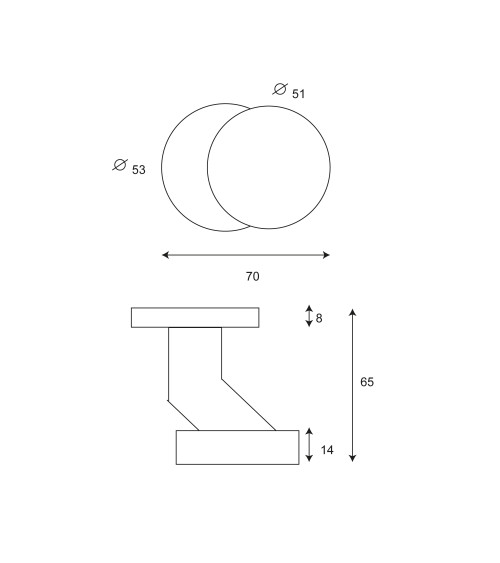 Offset landing knob EUROWALE