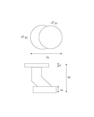 Drawing Offset landing knob EUROWALE