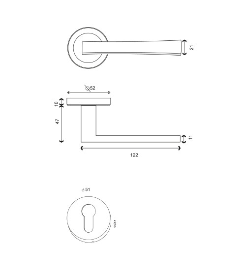 Door handle Junon