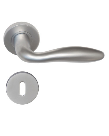 Door handle Harmonie + Keyed rosette EUROWALE