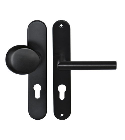 Altesse black landing door handle cylinder 70 EUROWALE