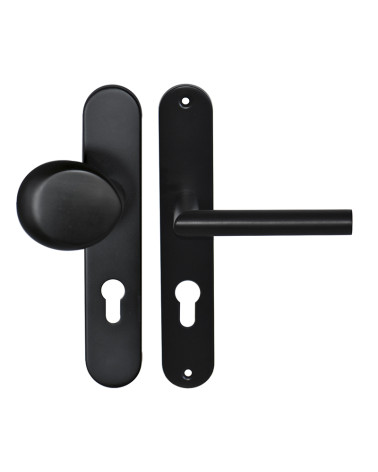 Altesse black landing door handle cylinder 70 EUROWALE