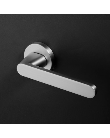 Satin Nickel Sol door handle EUROWALE