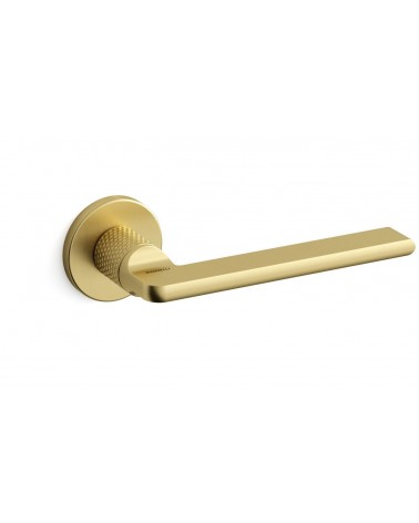 Mandelli Grint matt gold door handle designer handle