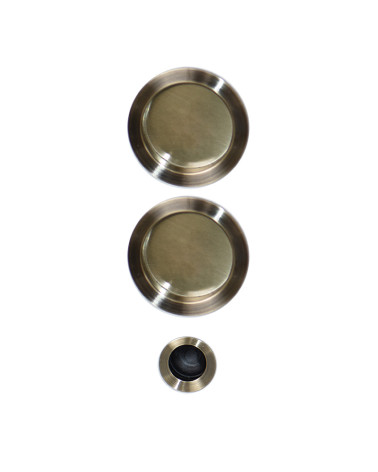 Bronze sliding kit round recesses BDC