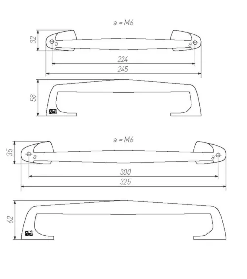 PMC bronze furniture handle - designer handle