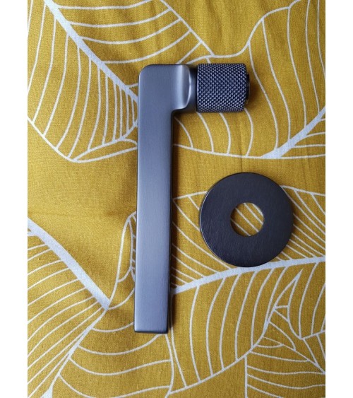 Mandelli Grint matt gold door handle designer handle