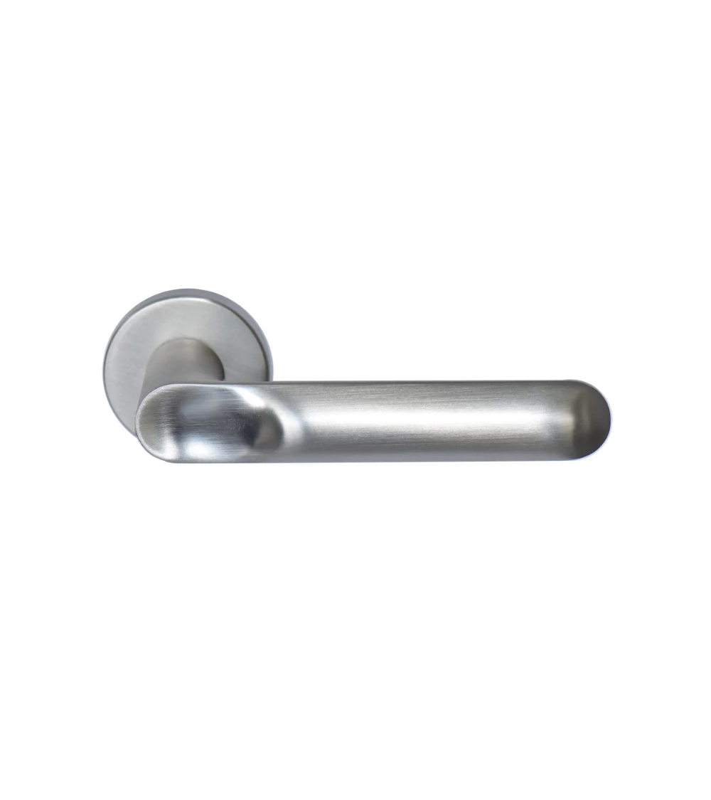 Beautesse door handle in Satin Nickel finish