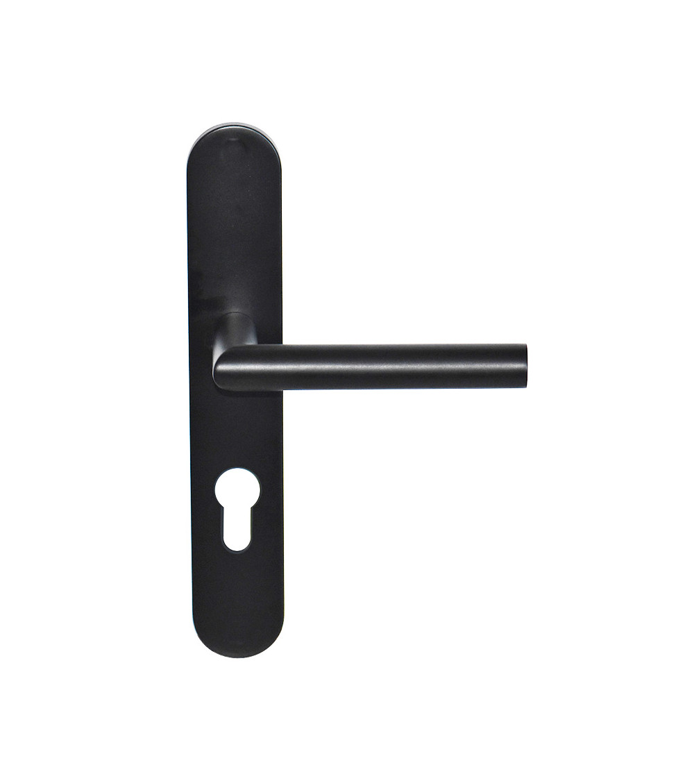 Altesse handle on large black PVD plate Cylinder 70