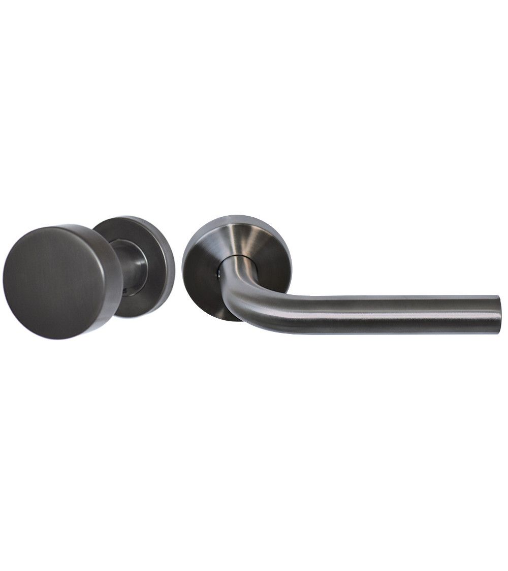 Landing Set Cylindre/Noblesse Light Grey PVD EUROWALE