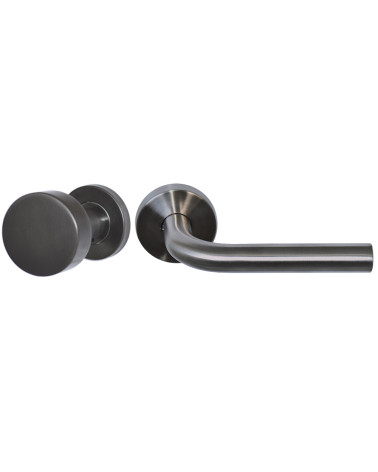 Landing Set Cylindre/Noblesse Light Grey PVD EUROWALE