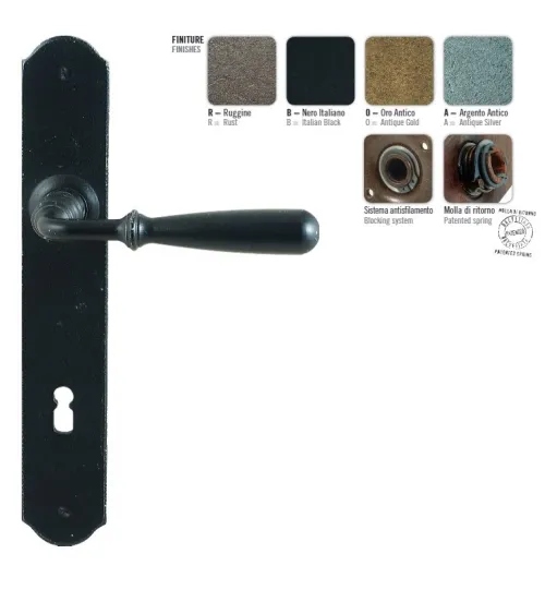FON rust colour door handle