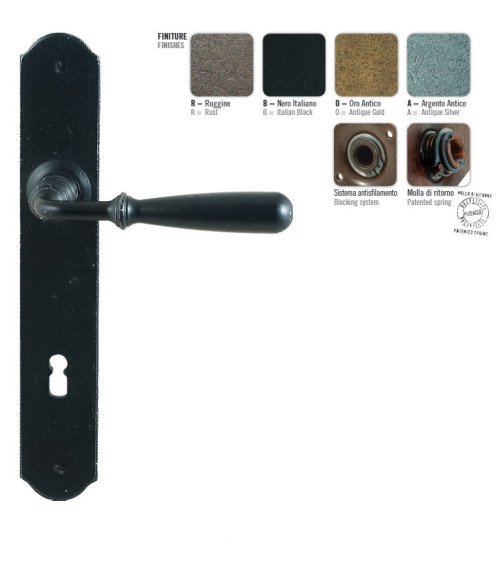 FON rust colour door handle