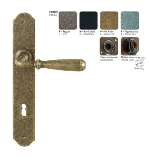 FON rust colour door handle