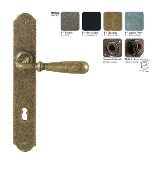 FON rust colour door handle