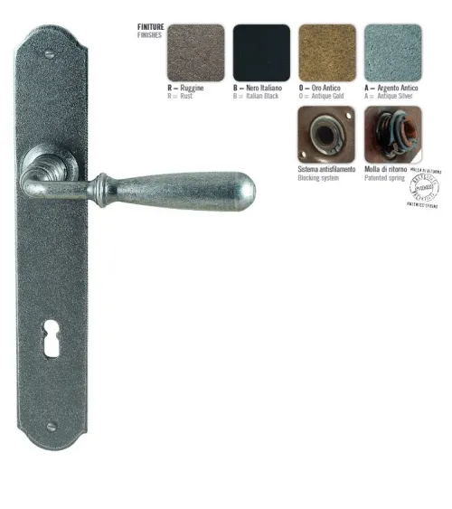 FON rust colour door handle