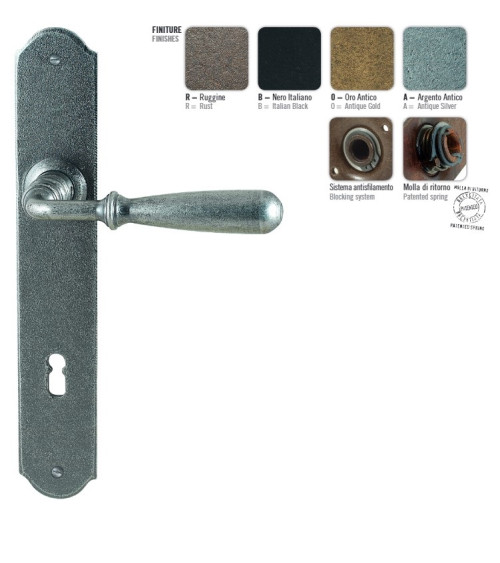 FON rust colour door handle