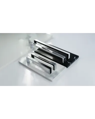 TWIX designer furniture handle placed on marble plates
