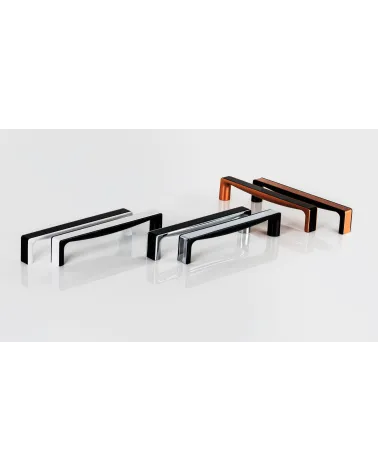 TWIX designer furniture handle placed on a white surface