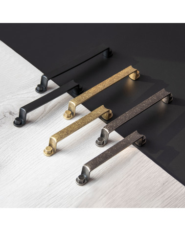 DUBLIN designer furniture handle arranged on a contrasting background