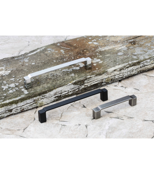 AMARO satin chrome furniture handle designer handle