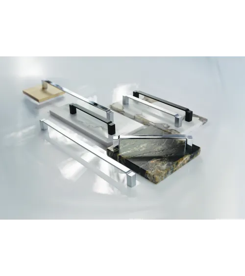 AMARO polished chrome furniture handle designer handle