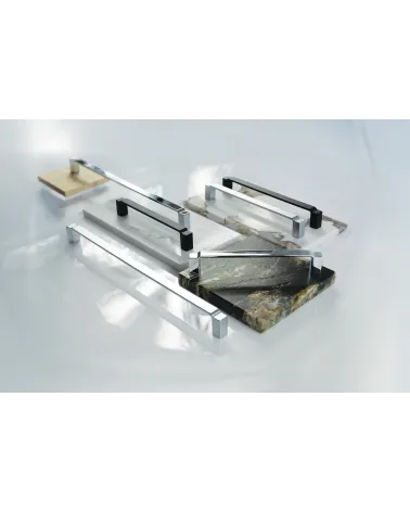 AMARO furniture handle design handle showcased on plates