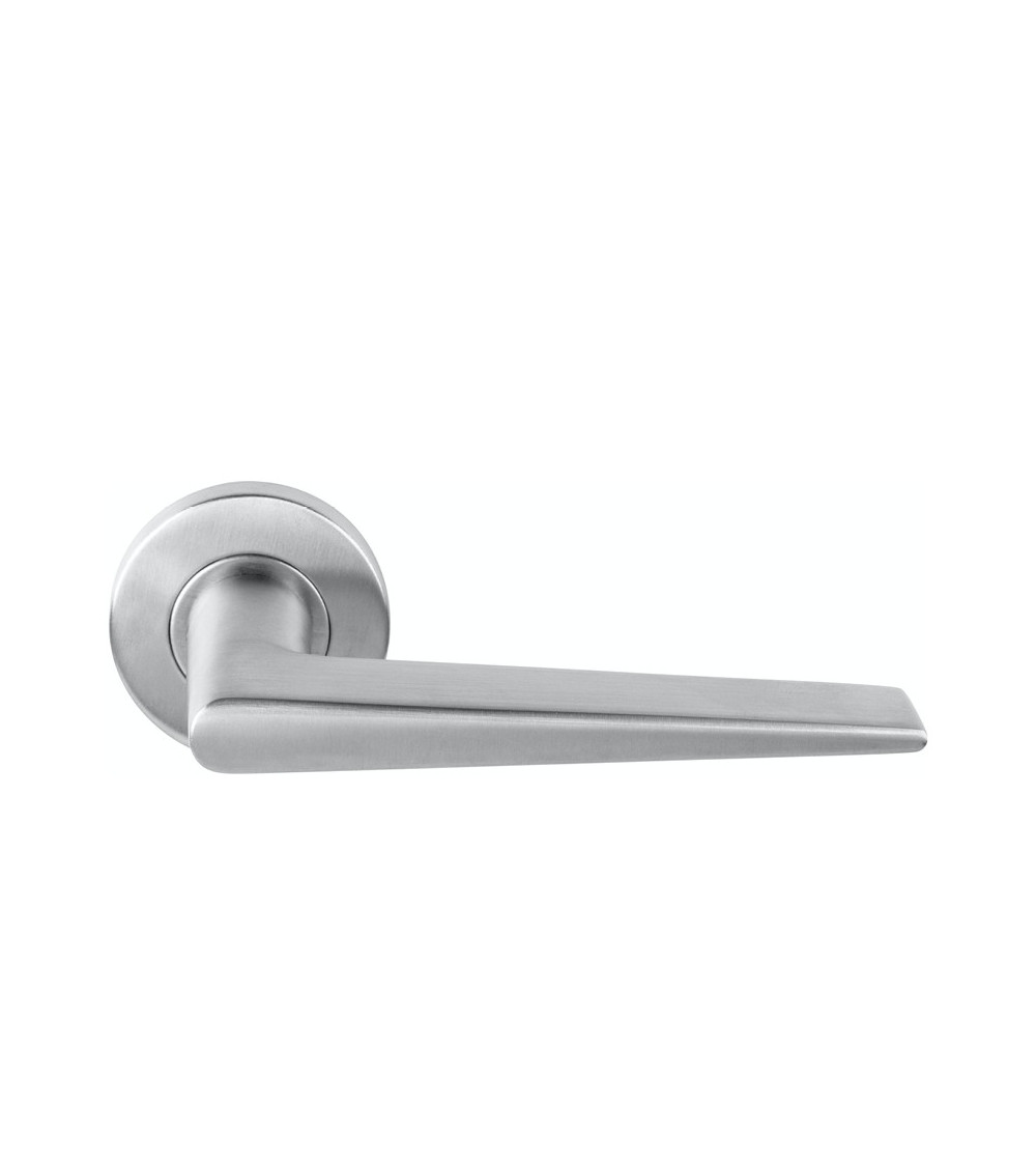 Formani LB21h door handle brushed stainless steel finish