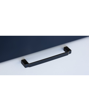 AMARO matte black furniture handle design handle mounted on a drawer