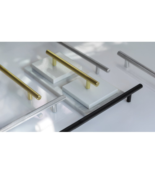 CRUSO polished chrome/polished chrome furniture handle design handle