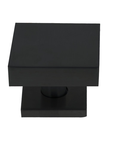Square Door Knob 70x70mm Stainless Steel Centre with 52mm Rose