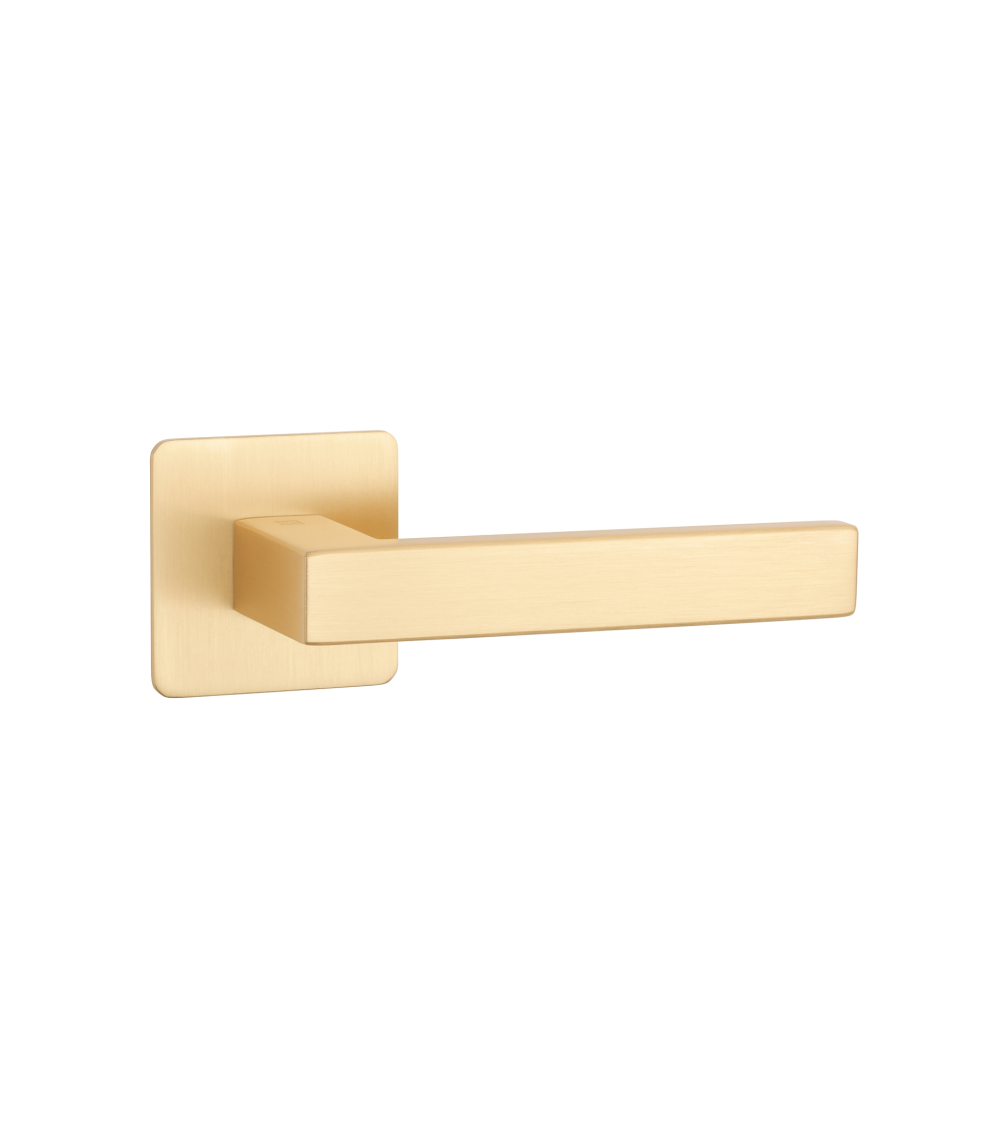 KVADRAT 1760 matt gold door handle design handle