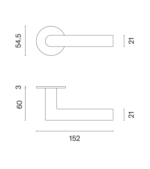 OVAL 1750 matt gold door handle designer handle
