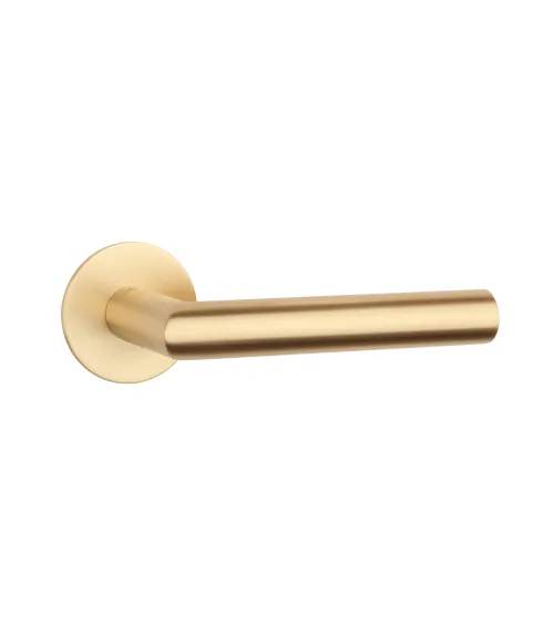 OVAL 1750 matt gold door handle designer handle