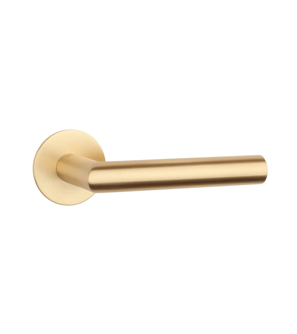 OVAL 1750 matt gold door handle designer handle