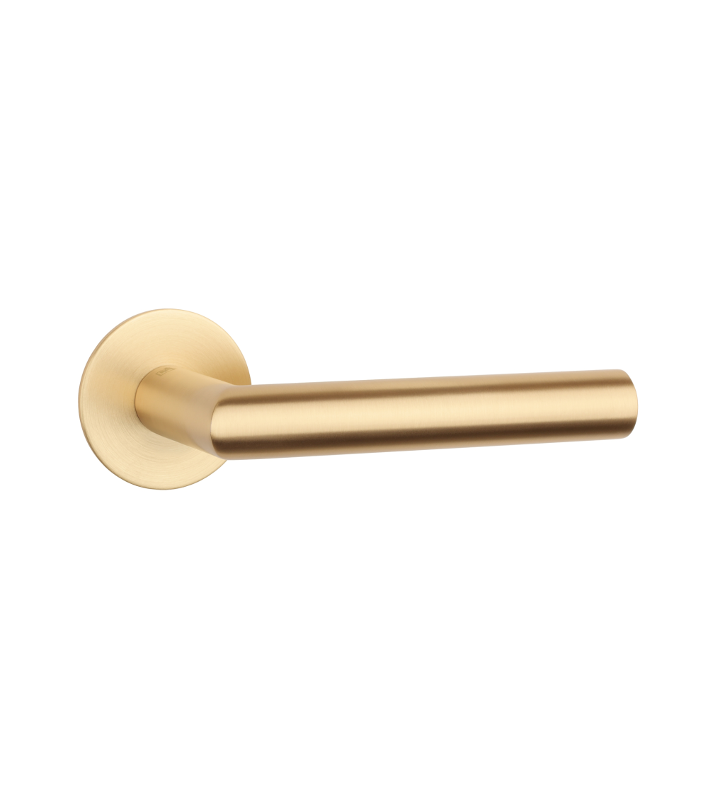 OVAL 1750 matt gold door handle designer handle