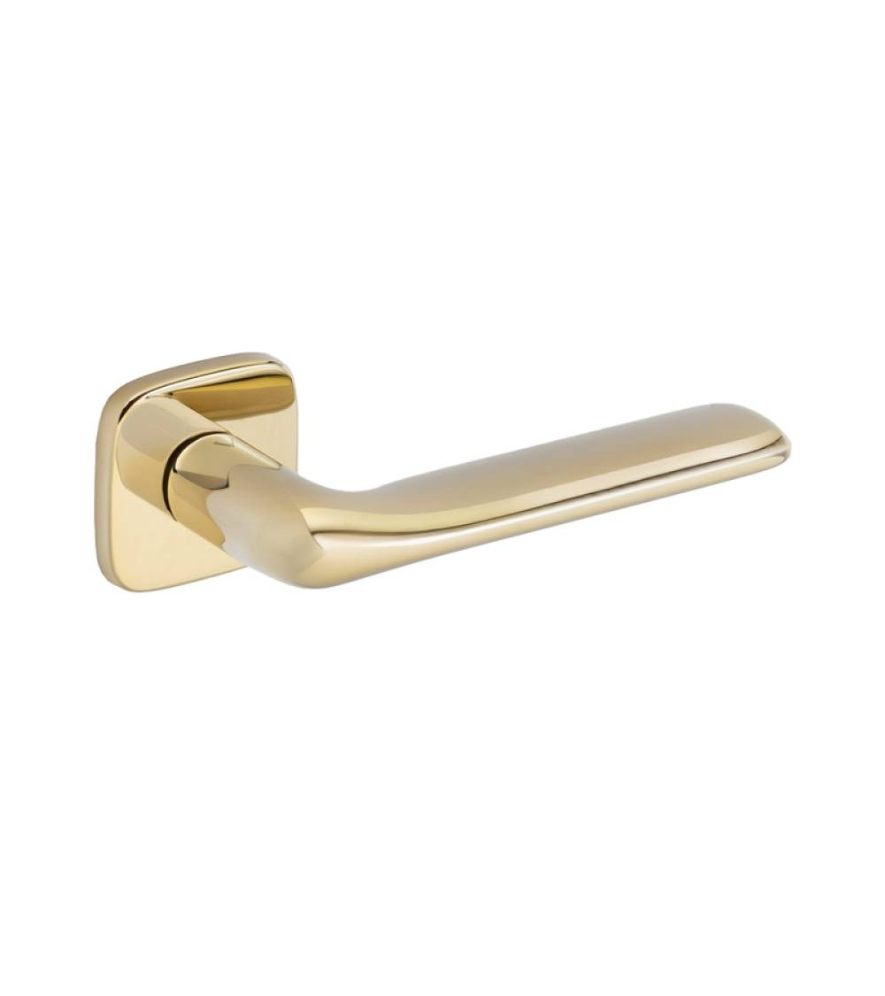 FLAT door handle polished gold finish design handle