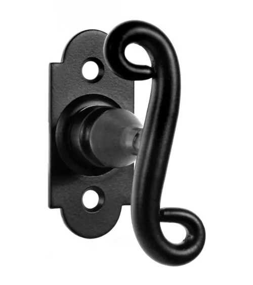 Retro matte black window espagnolette handle – Charlotte Collection
