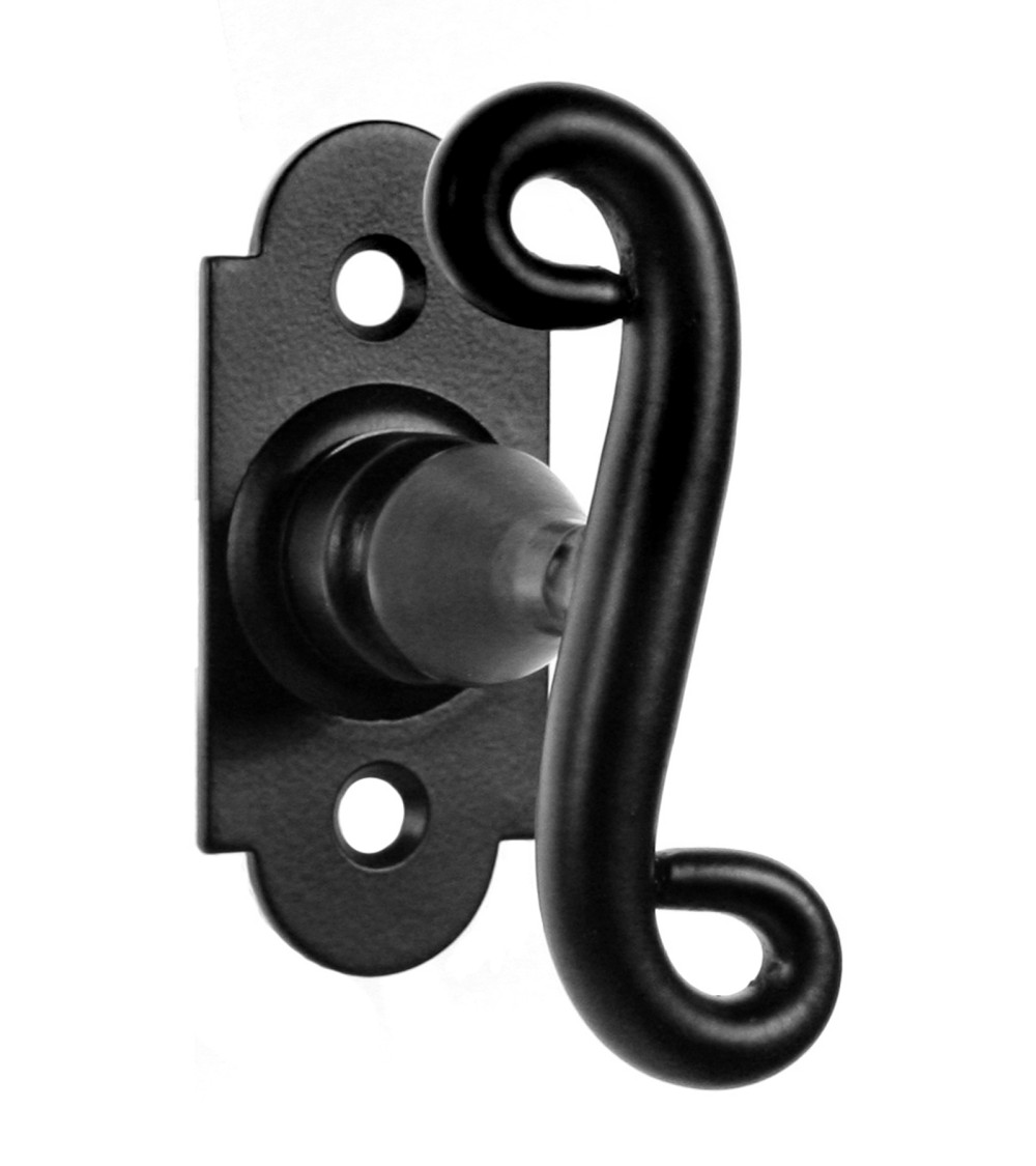 Retro matte black window espagnolette handle – Charlotte Collection