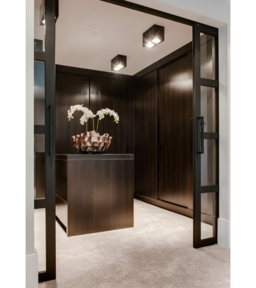 Robust bronze furniture pull handle PPH - designer handle