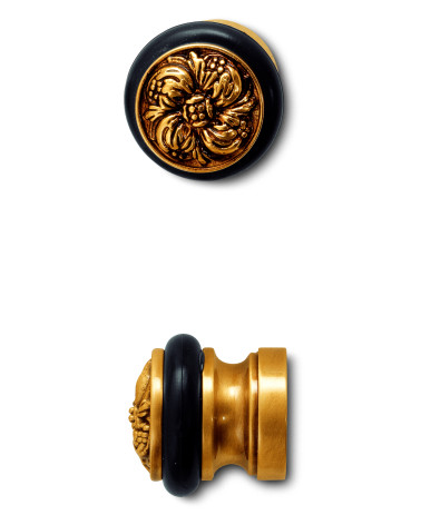PISE door stop in matt gold finish