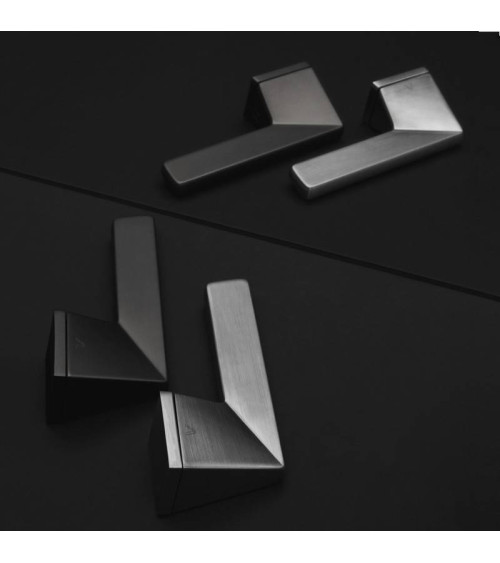 Hexa door handle on a white background