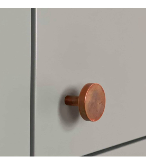 Brass NENA M furniture knob, design handle