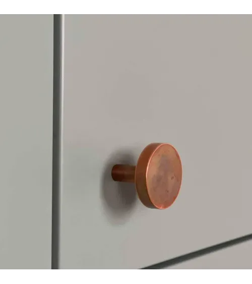 Brass NENA M furniture knob, design handle