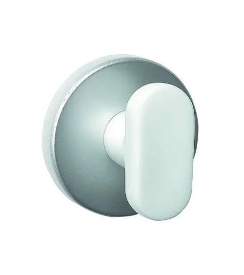 White porcelain door handle Merigous Delo Lido Cannelé - designer handle