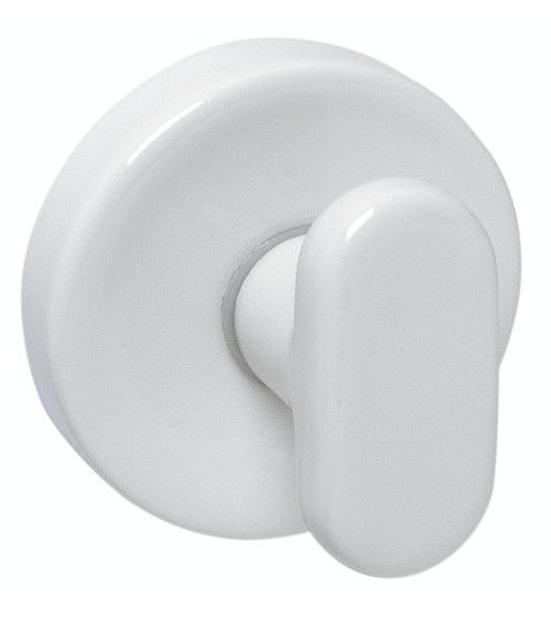 White porcelain door handle Merigous Delo Lido Cannelé - designer handle