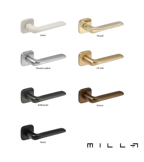 FLAT matte gold door handle design handle