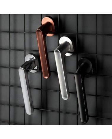 JACOB door handle design handle presented on a grid