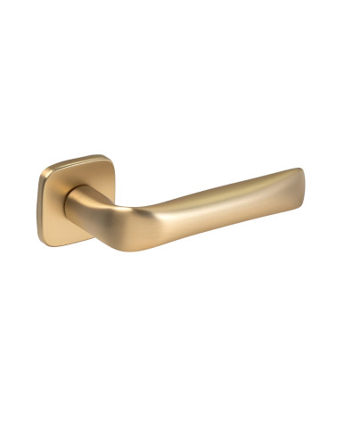 Satin brass FOLD design door handle